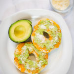 Avocado Cheese Bagels